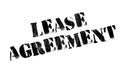 Lease Agreement rubber stamp