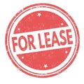 For lease sign or stamp