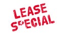 Lease Special rubber stamp Royalty Free Stock Photo