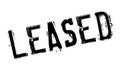 Leased rubber stamp Royalty Free Stock Photo