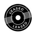 Leased rubber stamp Royalty Free Stock Photo