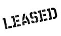 Leased rubber stamp Royalty Free Stock Photo