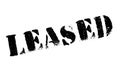 Leased rubber stamp Royalty Free Stock Photo