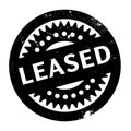 Leased rubber stamp Royalty Free Stock Photo