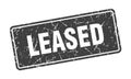 leased sign. leased grunge stamp. Royalty Free Stock Photo