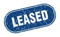 leased sign. leased grunge stamp. Royalty Free Stock Photo