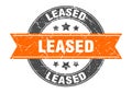 leased stamp Royalty Free Stock Photo