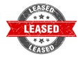 leased stamp Royalty Free Stock Photo