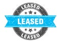 leased stamp Royalty Free Stock Photo