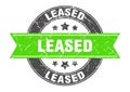 leased stamp Royalty Free Stock Photo