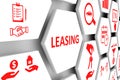 LEASING concept Royalty Free Stock Photo