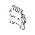 leasing contract law dictionary isometric icon vector illustration Royalty Free Stock Photo