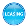 Leasing floral blue round button