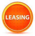 Leasing Natural Orange Round Button