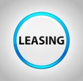 Leasing Round Blue Push Button