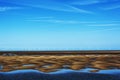 Leasowe beach wirral uk Royalty Free Stock Photo