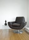 Leather armchair