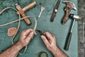 Leather artisan craftsman