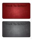 Leather Back To School Cards