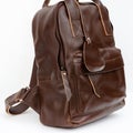 leather backpack Royalty Free Stock Photo