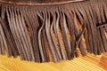 Leather bag detail Royalty Free Stock Photo