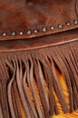 Leather bag detail Royalty Free Stock Photo