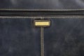 Leather bag detail Royalty Free Stock Photo