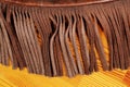 Leather bag detail Royalty Free Stock Photo