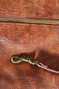 Leather bag detail Royalty Free Stock Photo