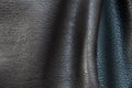 Leather bags texture background black Royalty Free Stock Photo