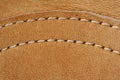 Leather baseball glove macro background