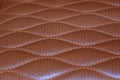 Leather bckground with stitch pattern Royalty Free Stock Photo