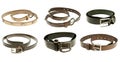 Leather belts Royalty Free Stock Photo