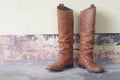 Leather boots,knee-high boots,leather, bohemaiam boots,bohemian,cowboy,cowgirl,leather shoe,woman boots,brown boots