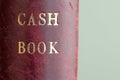 Leather Bound Cash Book Royalty Free Stock Photo