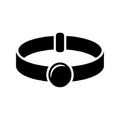Leather Bracelet Solid Accessory Icon Royalty Free Stock Photo