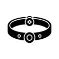 Leather Bracelet Solid Jewelry Icon Royalty Free Stock Photo