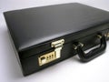 Leather briefcase - 2 Royalty Free Stock Photo