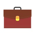 Leather Briefcase Vector Illustration Logo Icon Royalty Free Stock Photo