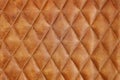 Brown sofa background with checkerboard pattern Royalty Free Stock Photo