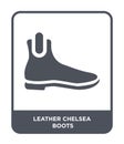 leather chelsea boots icon in trendy design style. leather chelsea boots icon isolated on white background. leather chelsea boots