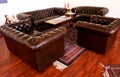 Leather coated furniture