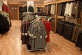 Leather Coats in a Retail Store Shop Royalty Free Stock Photo
