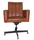 Leather Computer Chair Royalty Free Stock Photo