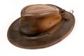 Leather cowboy hat Royalty Free Stock Photo