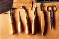 Leather crafting tools