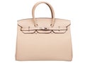 Leather female handbag.