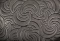 The Leather floral pattern background close up Royalty Free Stock Photo