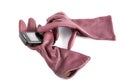 Leather gloves compress cellular telephone