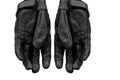 Leather gloves on isolated background